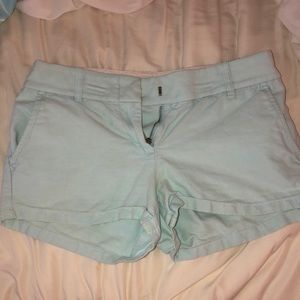 Light blue khaki shorts